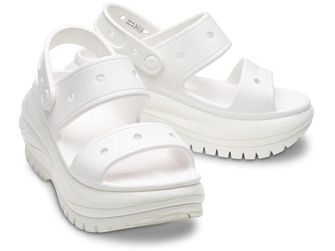 crocs mega crush sandal white